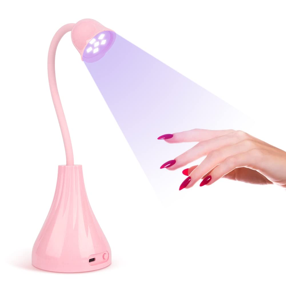 Amazon.co.jp: ハンズフリー LED UV ネイルランプ 回転可能
